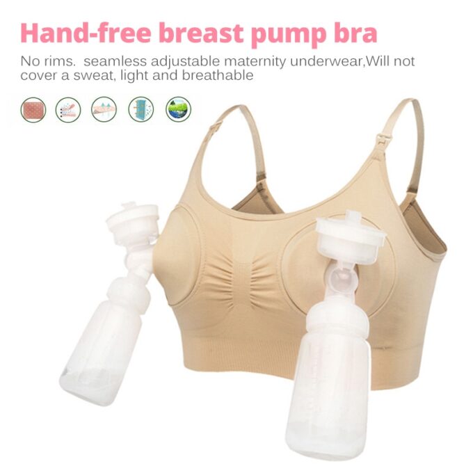 Pregnancy and nursing bras with open close front for comfort