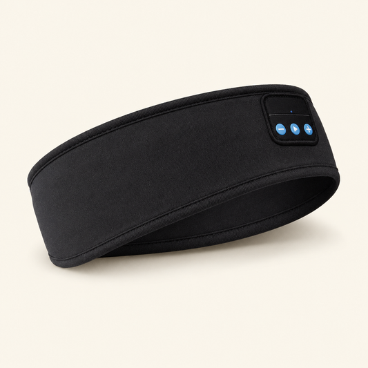 Bluetooth Sleep Headphones and Snoring Relief Headband - Wireless Noise-Masking Eye Mask for Side Sleepers, Insomnia, and Travel