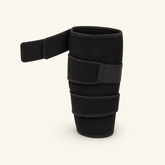 Adjustable Calf Compression Wrap - Shin Splint Support Sleeve and Leg Brace for Torn Calf Muscles and Sports Recovery