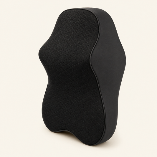 Ergonomic Car Neck Pillow - Memory Foam Headrest Support Cushion for Driving Comfort and Cervical Pain Relief