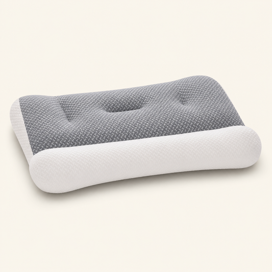 Ergonomic Cervical Neck Pain Relief Pillow - Orthopedic Microfibre Support for Side, Back, and Stomach Sleepers - Standard 73x48cm