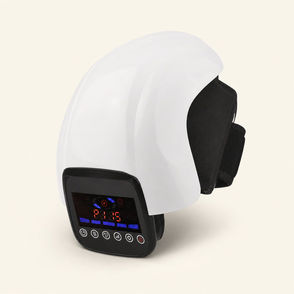 Smart Infrared Knee Massager with Red Light Therapy - 4D Airbag Compression & Laser Therapy for Arthritis, Joint Pain, and Meniscus Relief