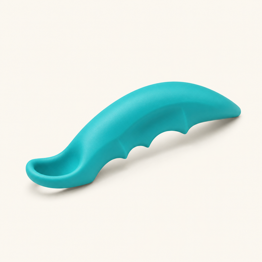 Deep Tissue Thumb Saver Massager - Trigger Point Therapy Tool for Neck, Back, and Joint Pain Relief - Ergopedic Manual Massage Aid
