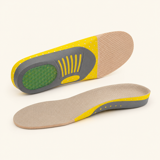 Orthotic Gel Insoles for Plantar Fasciitis - Heavy Duty Arch Support Shoe Inserts for Standing All Day