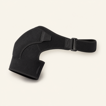 Adjustable Shoulder Support Brace - Compression Wrap for Rotator Cuff, Dislocation, AC Joint, and Labrum Tear Relief - Men & Women