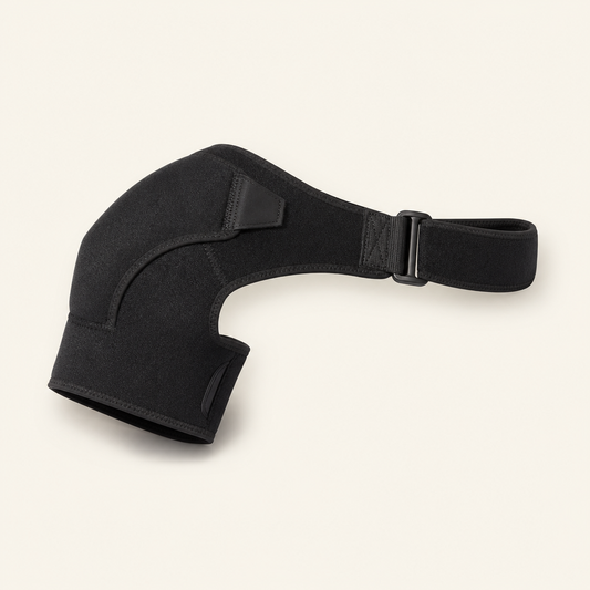 Adjustable Shoulder Support Brace - Compression Wrap for Rotator Cuff, Dislocation, AC Joint, and Labrum Tear Relief - Men & Women