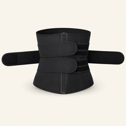 Neoprene Slimming Waist Trainer for Women - Adjustable Sauna Sweat Belt for Postpartum Recovery and Core Support