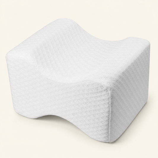 Orthopedic Knee Pillow for Sciatica Relief - Memory Foam Hip and Lower Back Support Cushion for Side Sleepers