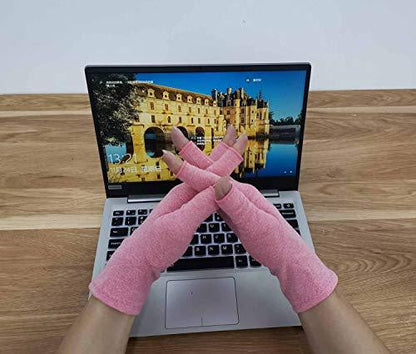 Therapeutic open-finger compression gloves for arthritis and carpal tunnel relief