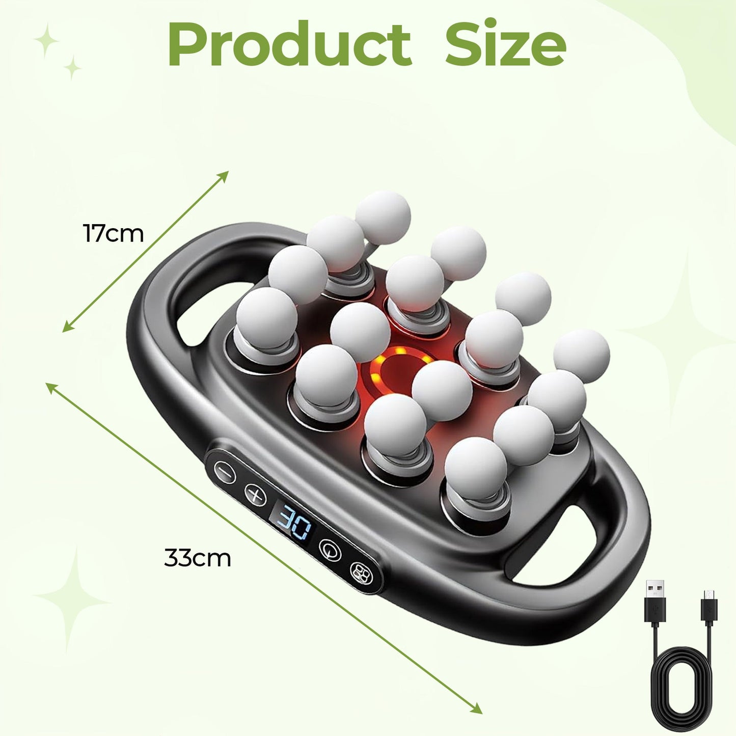 Multi-intensity massager for custom comfort and recovery
