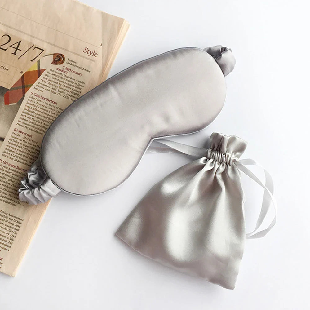 Premium silk eye mask light-blocking sleep mask