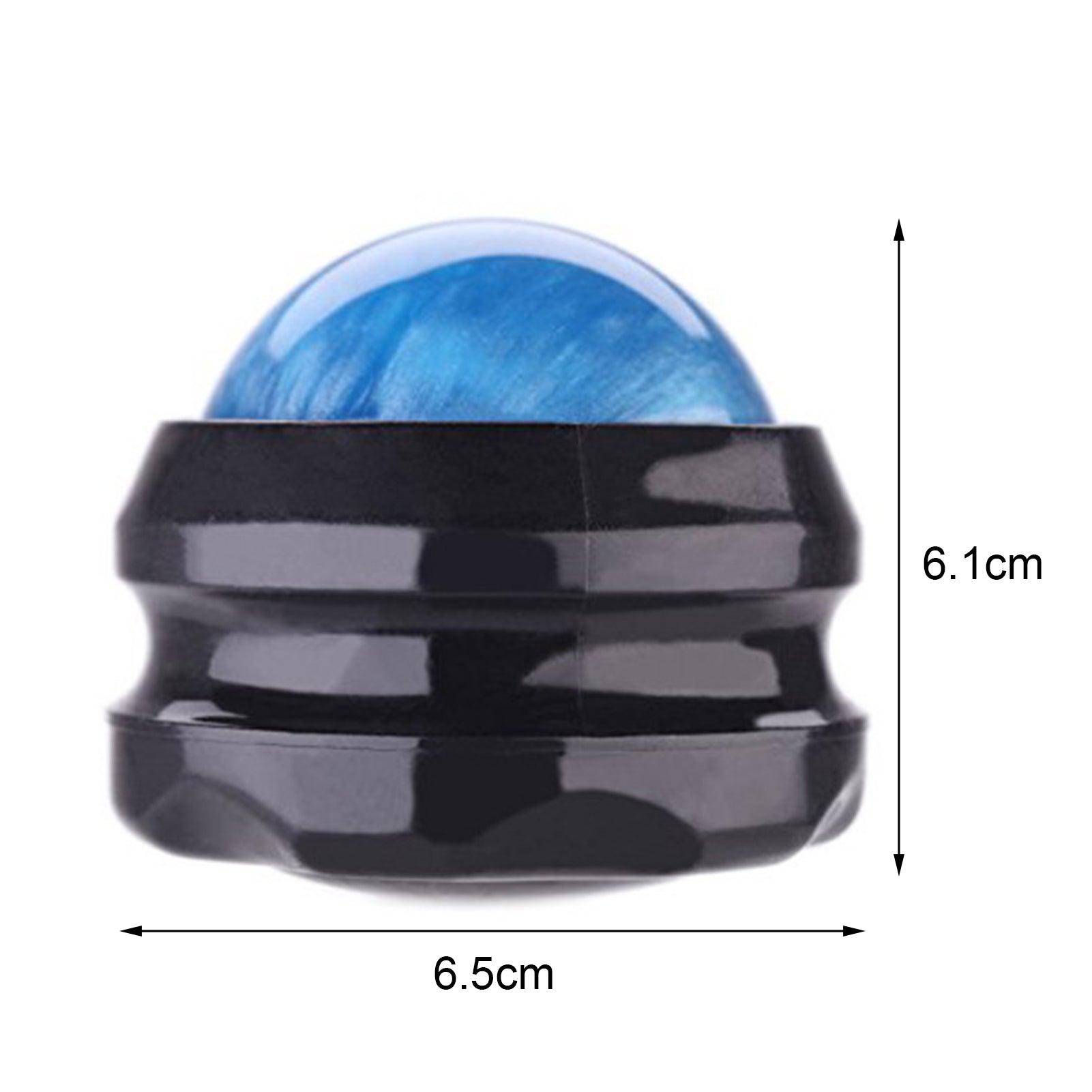 Cold cryotherapy massage roller ball for trigger point and muscle recovery