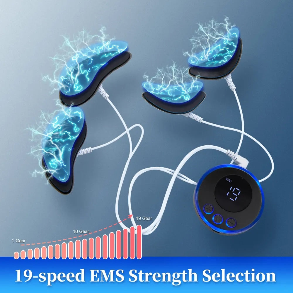 EMS facial massager for anti-aging lifting and sculpting