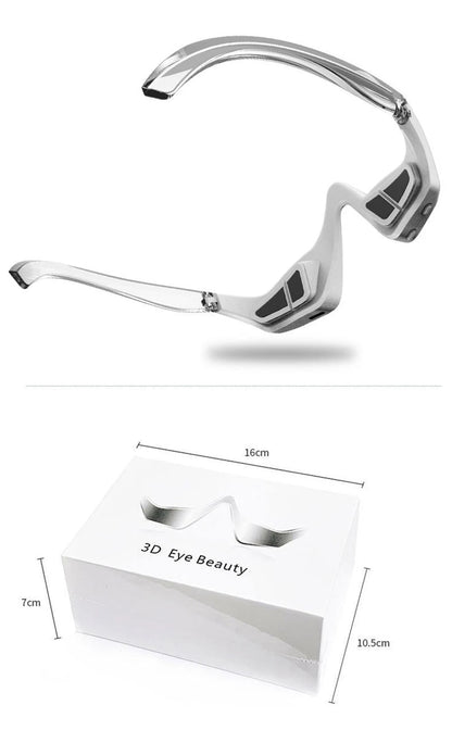 Under eye massager wand with heat and vibration for dark circles