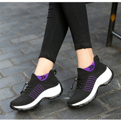 Women's orthopedic comfort cushioned walking sneakers