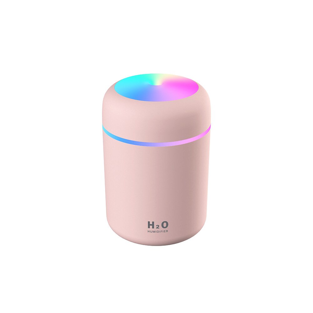 Mini portable USB cool mist humidifier for desk, car, and travel