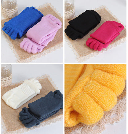 Five-toe alignment stretch socks for bunions, hammer toes and plantar fasciitis