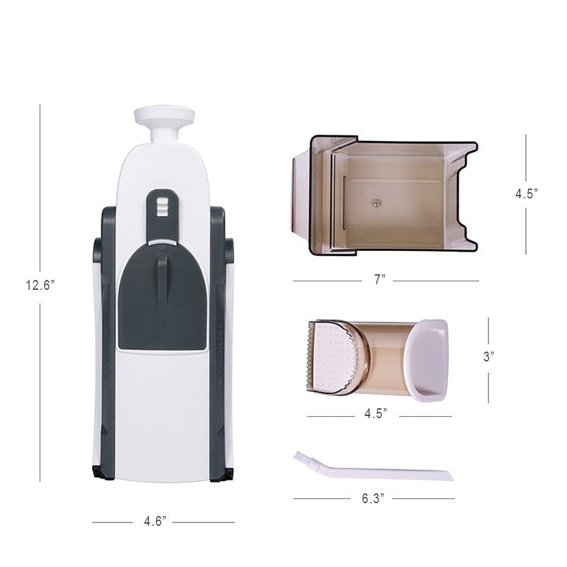 Kitchen multi-chopper vegetable and fruit slicer