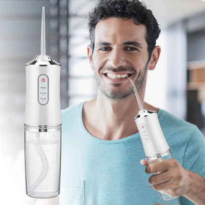 Cordless rechargeable electric dental oral irrigator water flosser