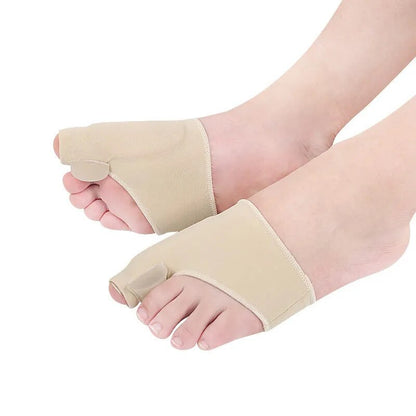 Adjustable bunion corrector toe splint pair for hallux valgus