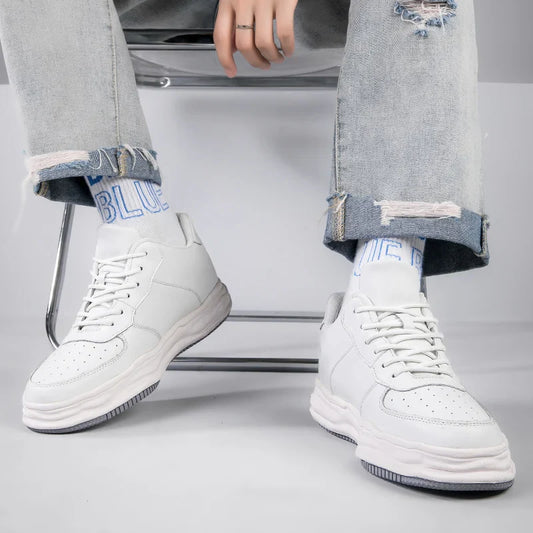 Height-increase elevator shoes with hidden lift