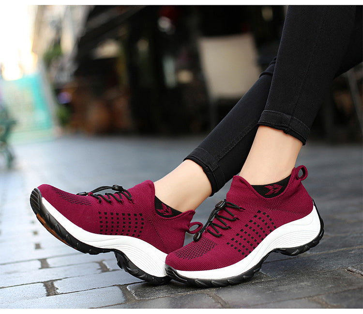 Women's orthopedic comfort cushioned walking sneakers