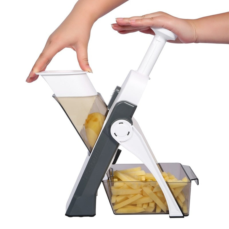 Kitchen multi-chopper vegetable and fruit slicer