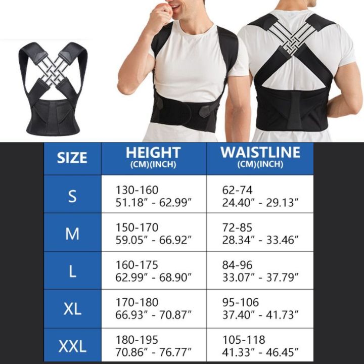 Adjustable shoulder posture brace for slouching and tech neck