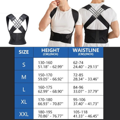 Adjustable shoulder posture brace for slouching and tech neck