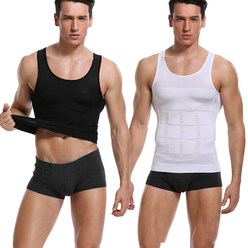 Slimming body shaper compression undershirt for daily wear