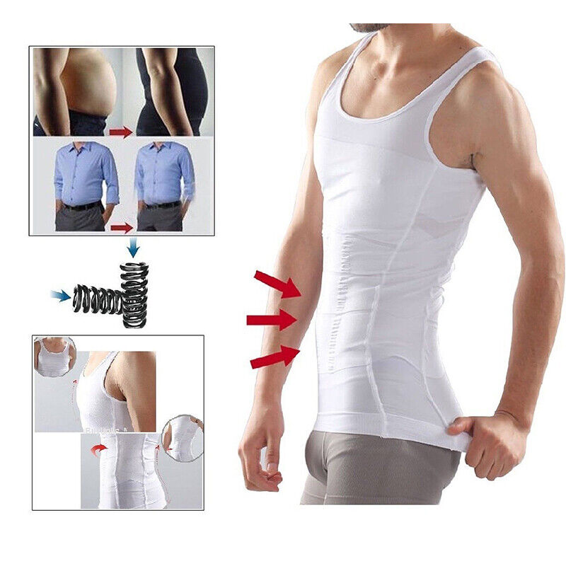 Slimming body shaper compression undershirt for daily wear