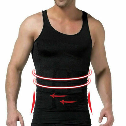 Slimming body shaper compression undershirt for daily wear