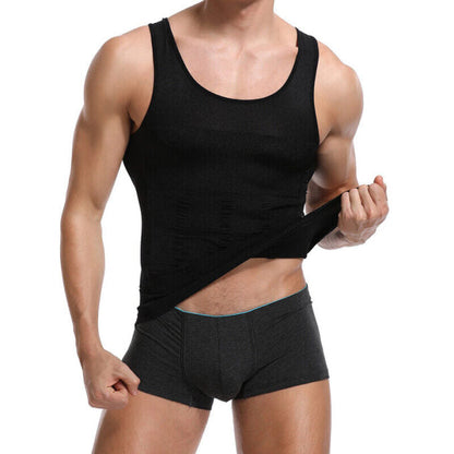Slimming body shaper compression undershirt for daily wear