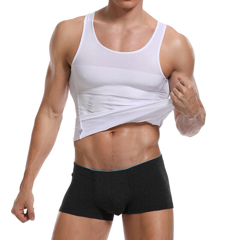 Slimming body shaper compression undershirt for daily wear