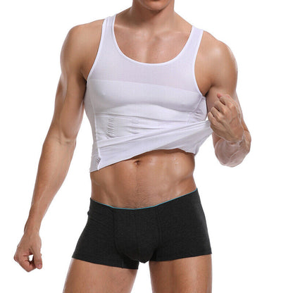 Slimming body shaper compression undershirt for daily wear