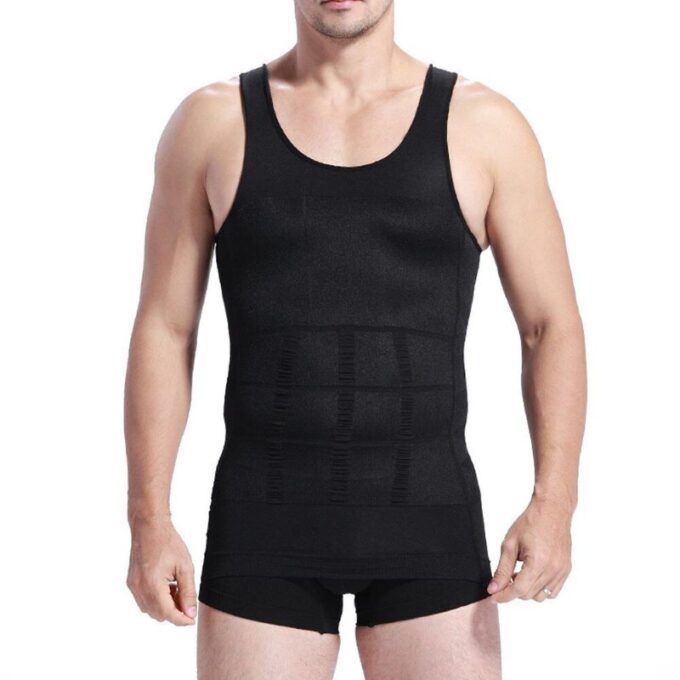 Slimming body shaper compression undershirt for daily wear