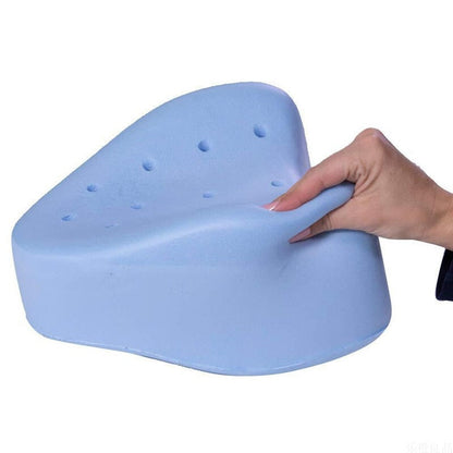Memory foam orthopedic knee pillow for side sleepers and sciatica relief
