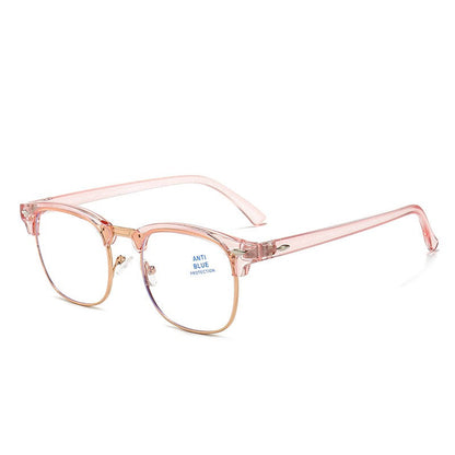 Anti-glare blue light blocking glasses for computer and screen use