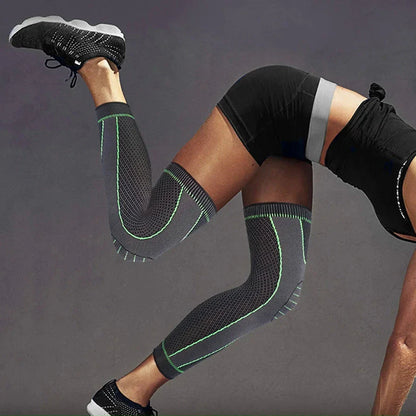 Knee support compression sleeve for arthritis and runner's knee