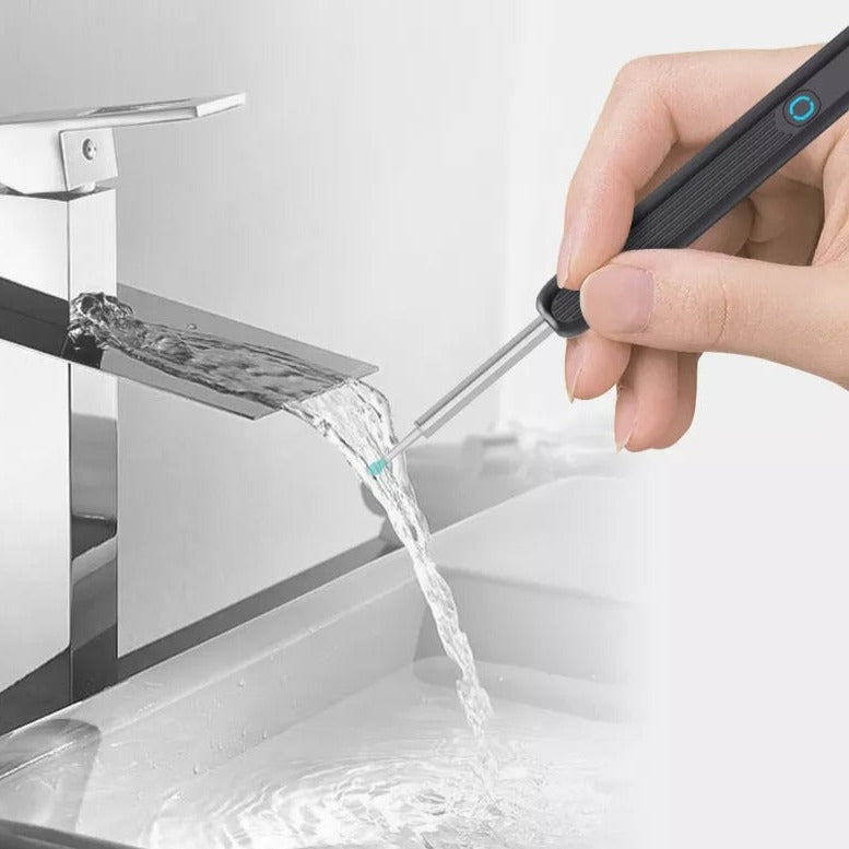 Smart ear wax cleaner with visual camera light and ear pick