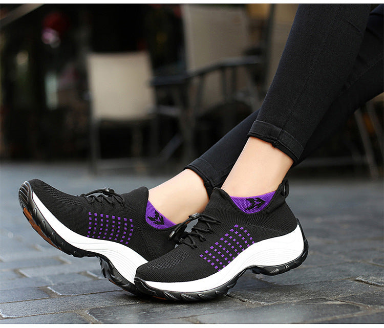 Women's orthopedic comfort cushioned walking sneakers