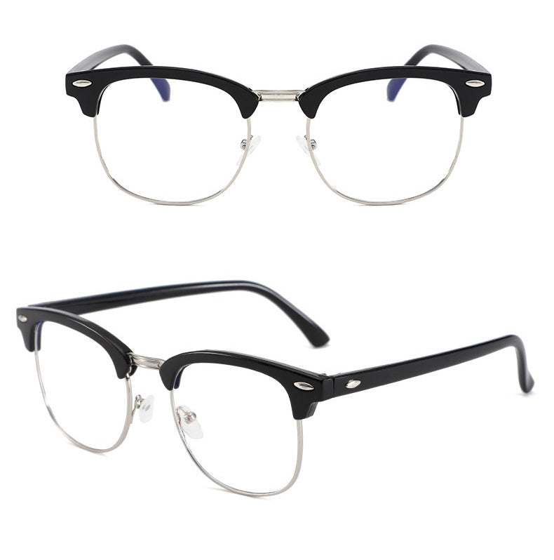 Anti-glare blue light blocking glasses for computer and screen use