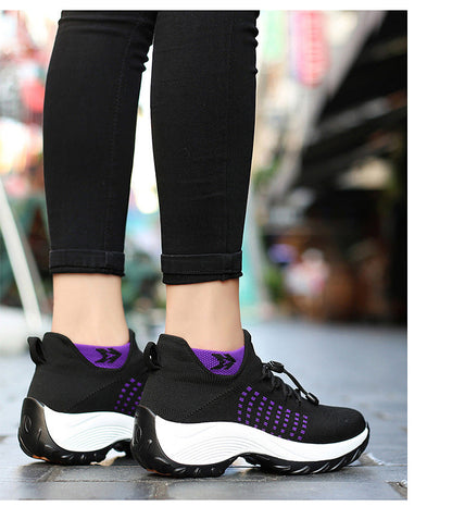 Women's orthopedic comfort cushioned walking sneakers