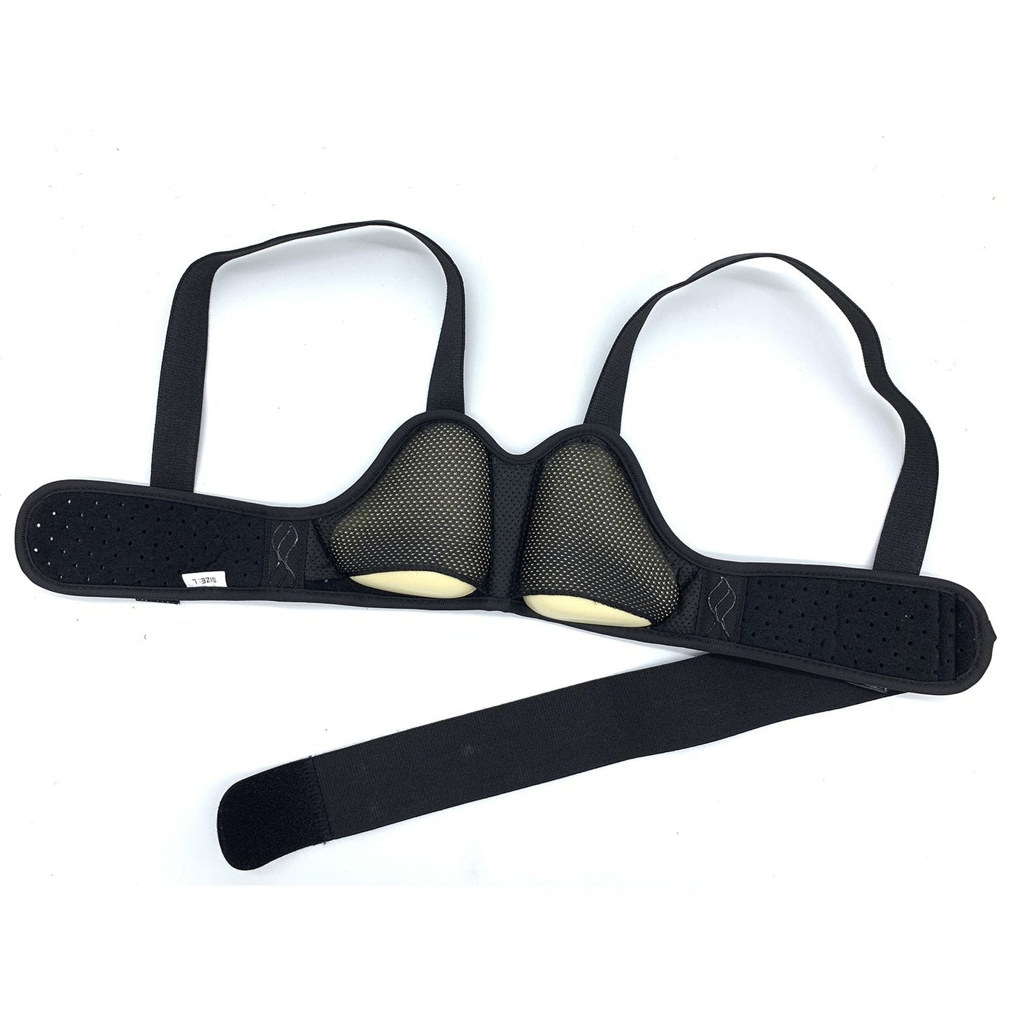 Adjustable inguinal hernia support belt with removable compression pads
