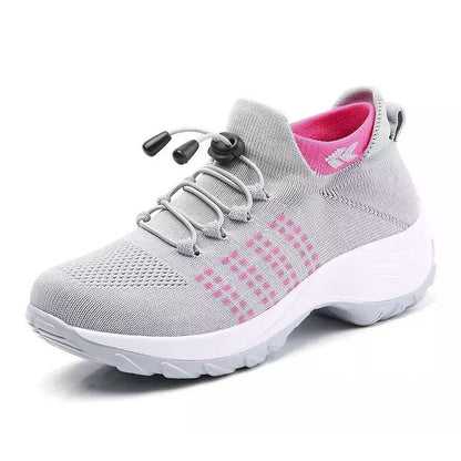 Women's orthopedic comfort cushioned walking sneakers