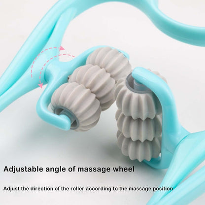 Self neck massager triple trigger pressure tool
