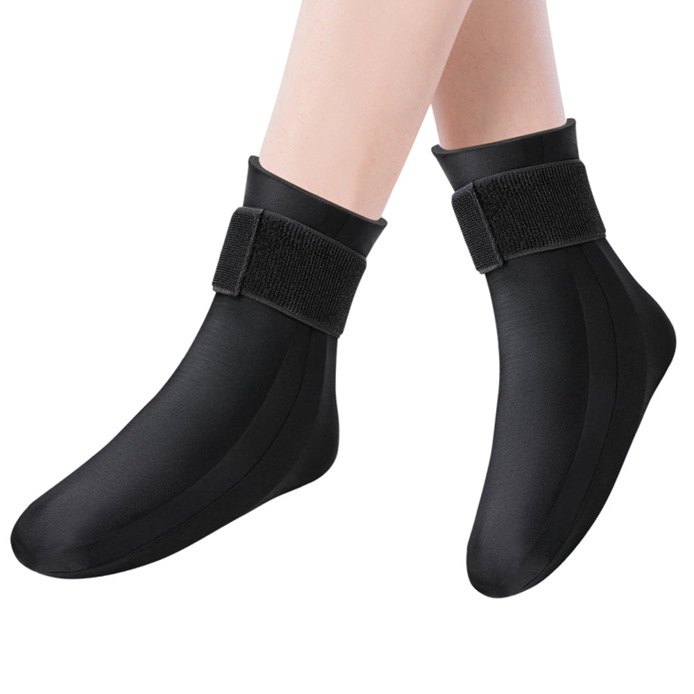 Reusable hot and cold foot wrap therapy for plantar fasciitis and gout
