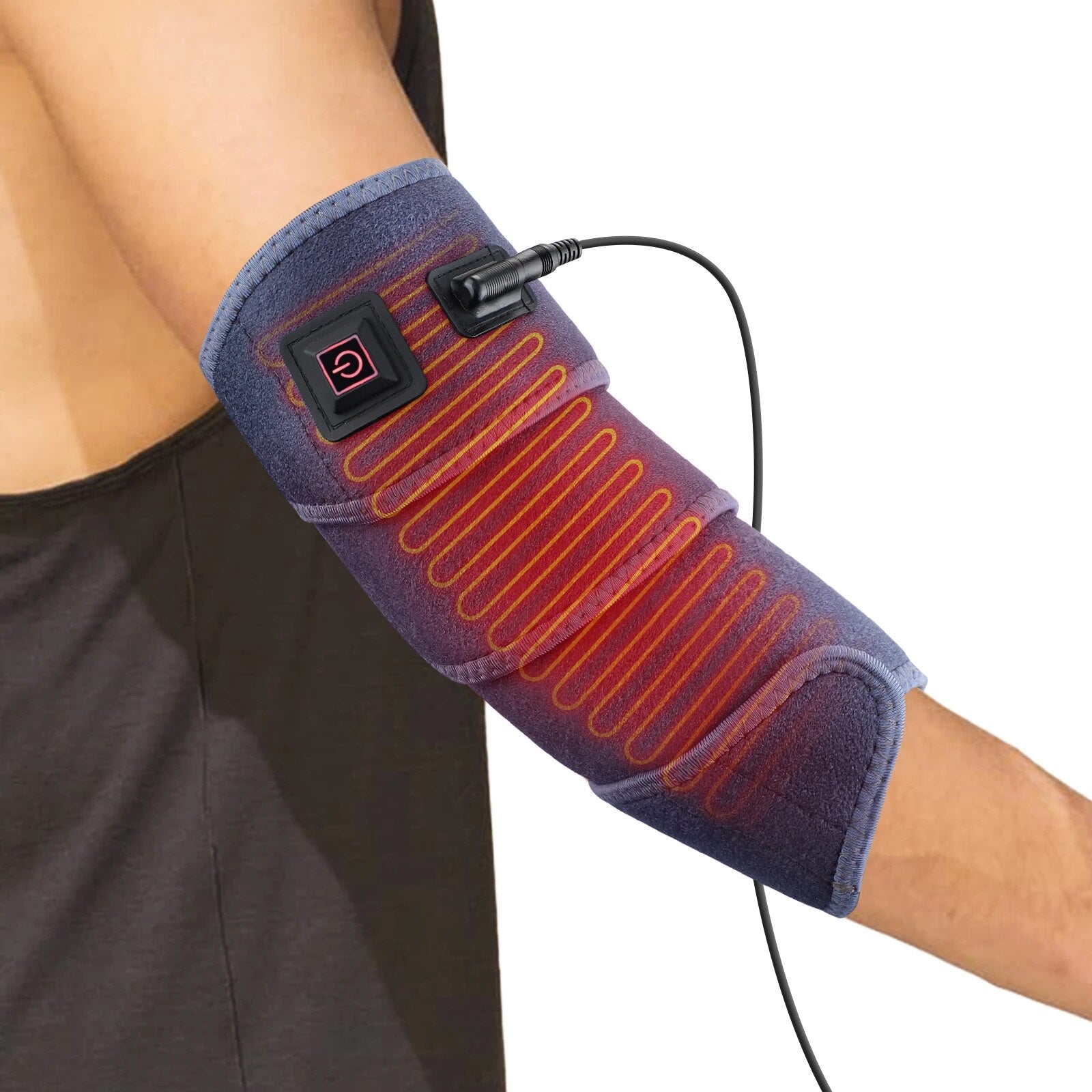 Electric heated wrist and arm wrap for carpal tunnel and tendonitis