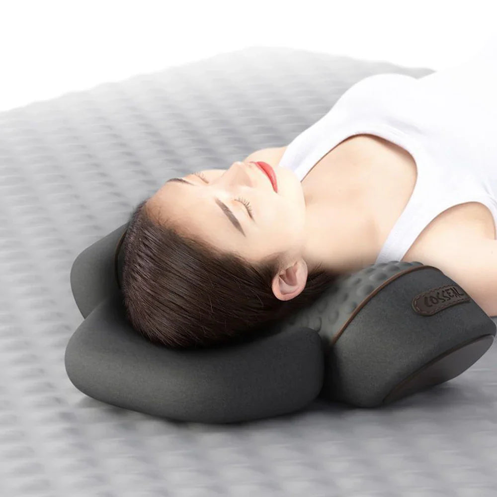3-in-1 heated electric neck massager pillow