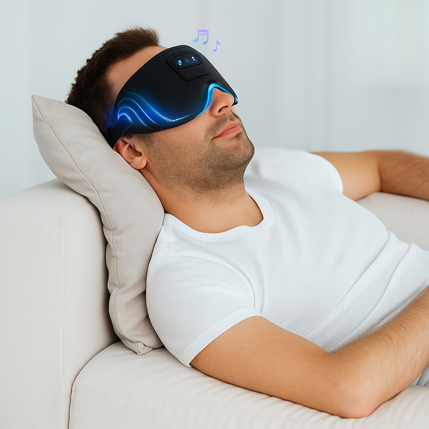 Bluetooth sleep mask wireless audio eye mask side sleeper
